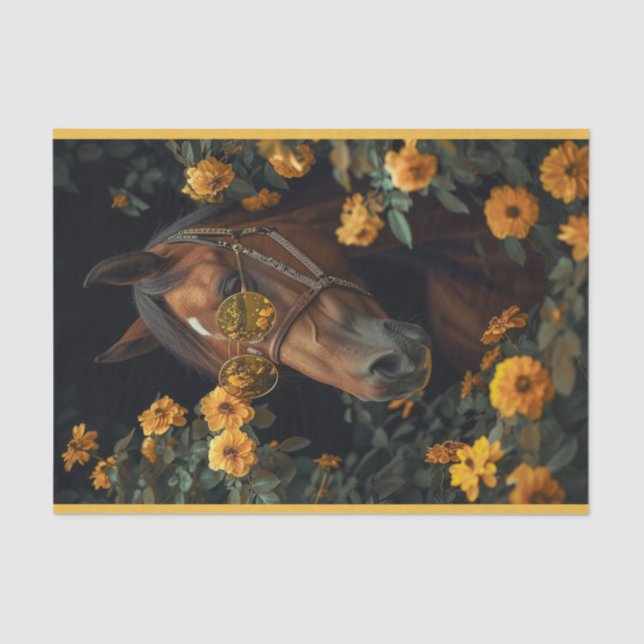 Daisy the Horse Tissue Paper (Front)