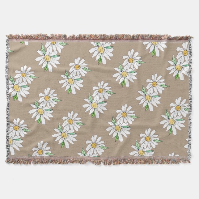 Daisy Throw Blanket (Front)