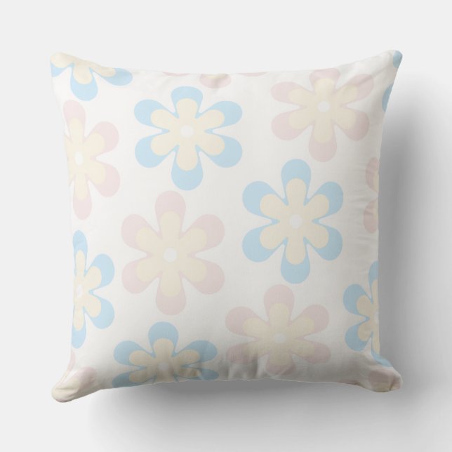 Daisy  throw pillow (Back)
