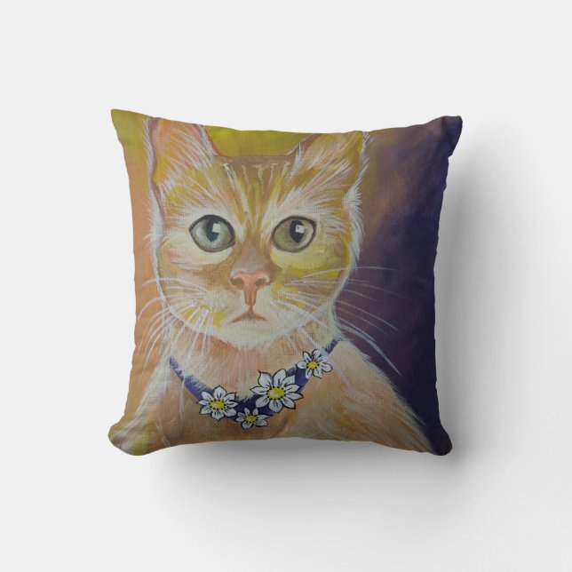 Daisy Throw Pillow (Front)