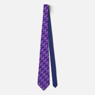 Daisy Tie Beautiful Blue Wildflowers Necktie
