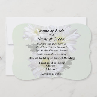 Daisy Trio Wedding Products Invitation
