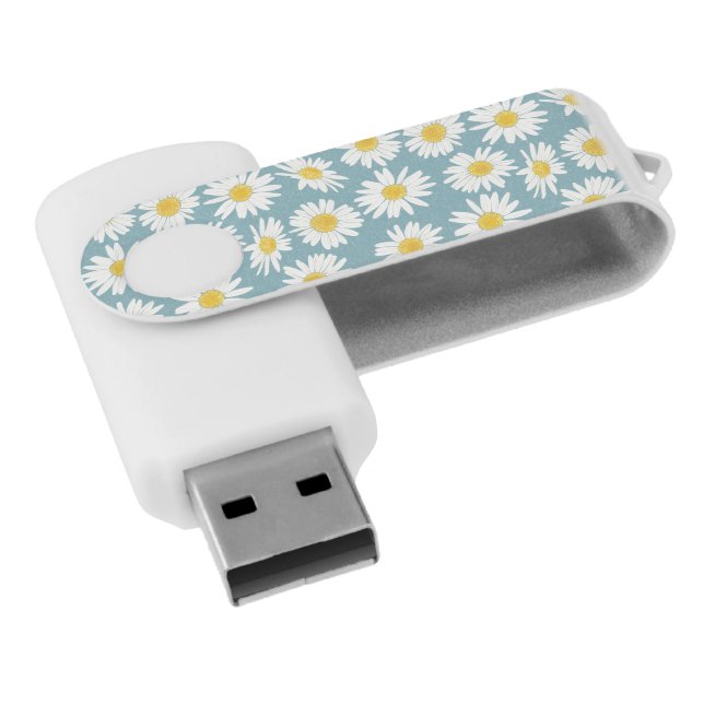 Daisy USB Swivel Flash Drive (Angled)