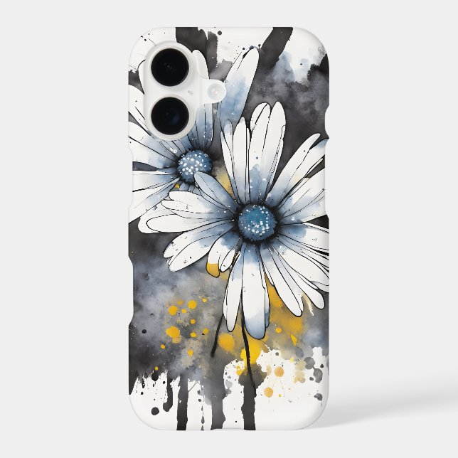 Daisy - Watercolor flowers Case-Mate iPhone Case (Back)