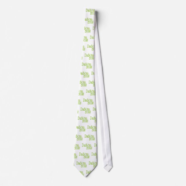 Daisy Wedding/ Dad of Bride Neck Tie (Front)