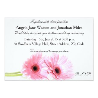 Daisy Wedding Invitation