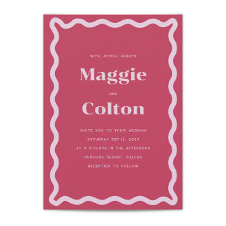 Daisy Wedding Invitation