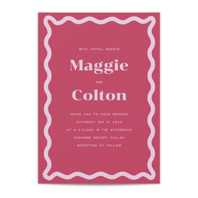 Daisy Wedding Invitation (Creator Uploaded)