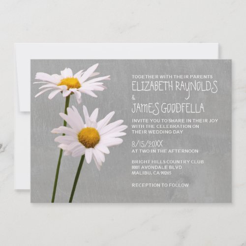 Daisy Wedding Invitations