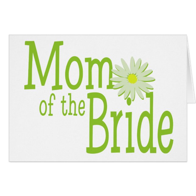 Daisy Wedding/ Mom of Bride Cards (Front Horizontal)