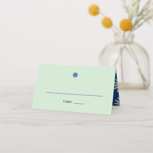 Daisy Wedding Place Card