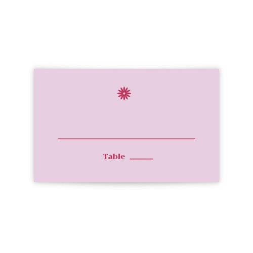 Daisy Wedding Place Card