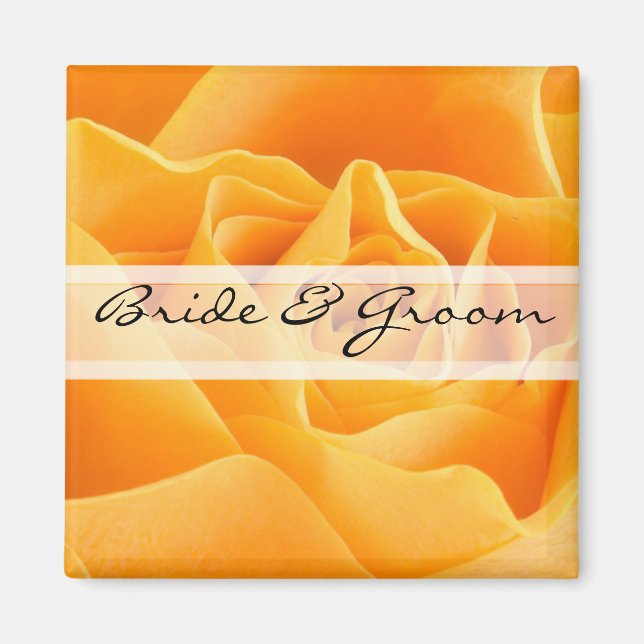 Daisy Wedding Stickers or Customize for Any Event- Magnet (Front)