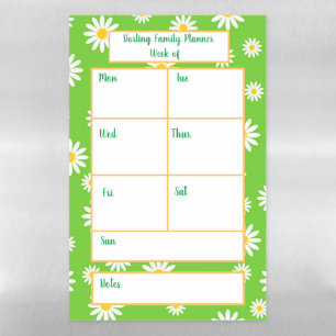Daisy Weekly Planner Magnetic Dry Erase Sheet