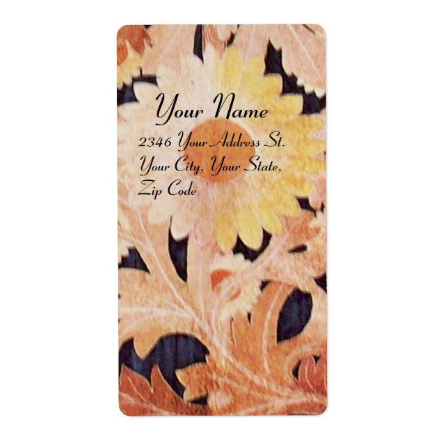 DAISY , white brown black Label (Front)