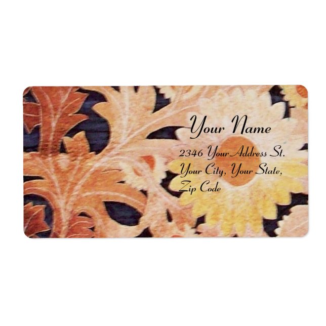 DAISY , white brown black Label (Front)