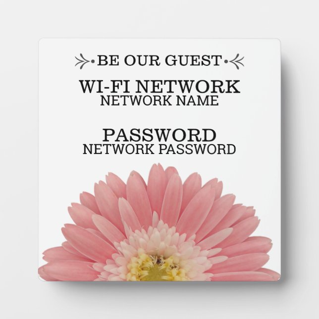 Daisy Wifi Network Plaque (Front)