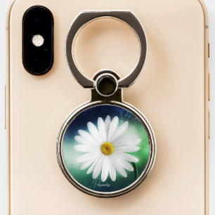 Daisy Wildflower Green Blue Friendship PhoneGrip Phone Ring Stand
