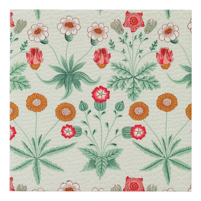 Daisy, William Morris Faux Canvas Print (Front)
