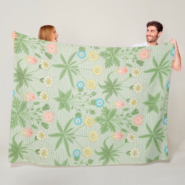 Daisy, William Morris Fleece Blanket (In Situ)