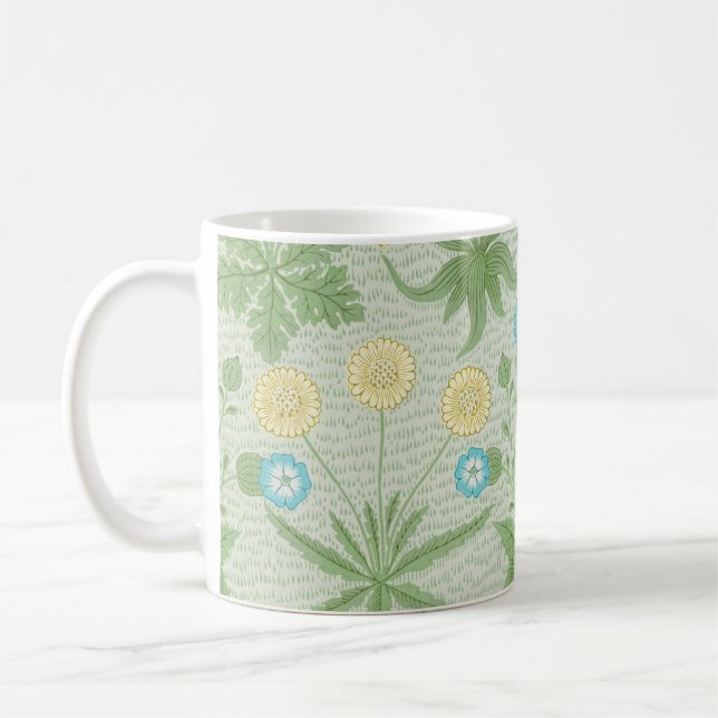 Daisy William Morris Floral patterned Coffee Mug (Left)