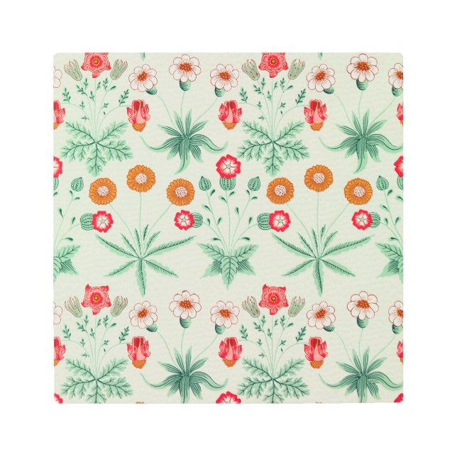 Daisy, William Morris Metal Print (Front)