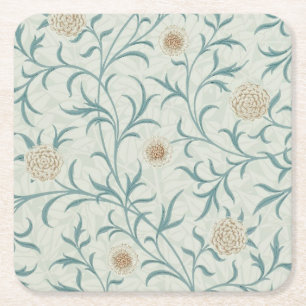 Daisy, William Morris Square Paper Coaster