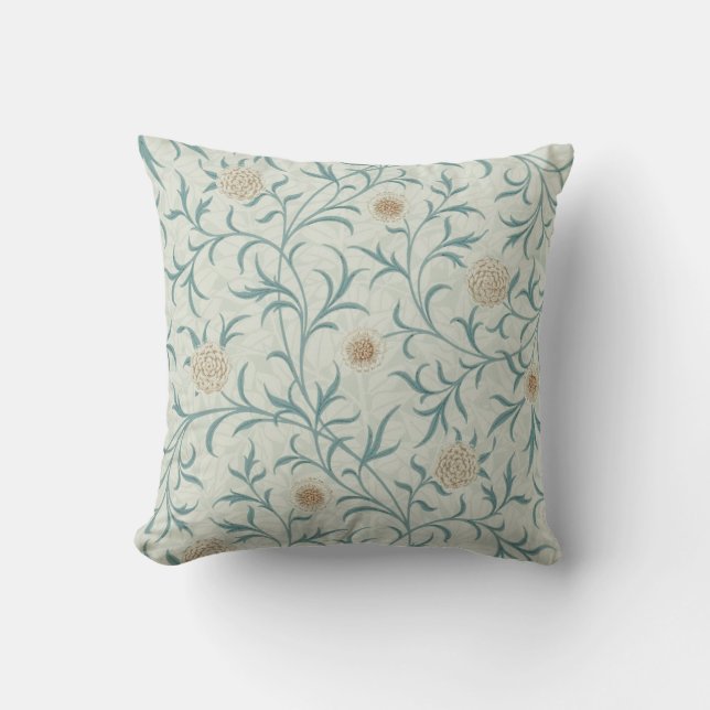 Daisy, William Morris Throw Pillow (Front)