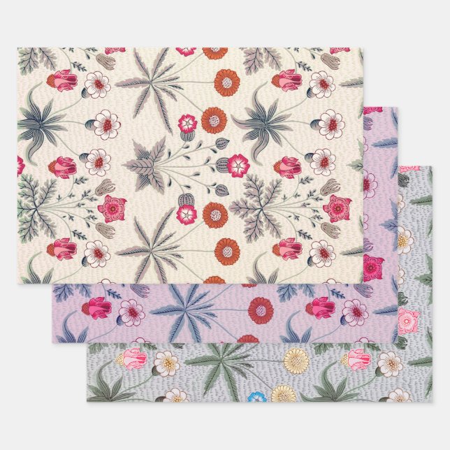 Daisy, William Morris Wrapping Paper Sheets (Set)