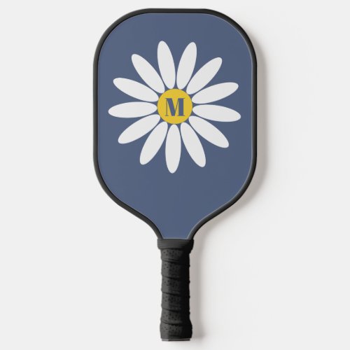 Daisy with Initial Pickleball Paddle