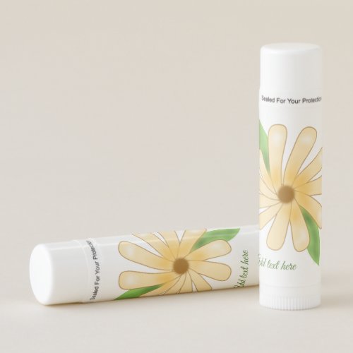 Daisy with leaves lip balm