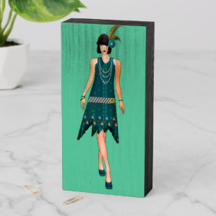 Daisy wooden box sign