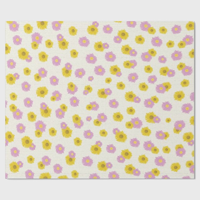 Daisy Wrapping paper (Flat)