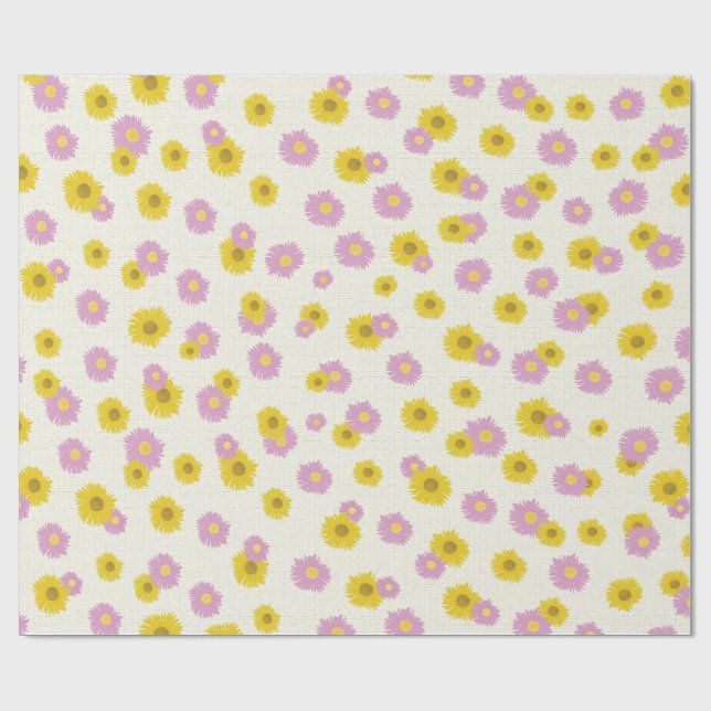 Daisy wrapping Paper (Flat)
