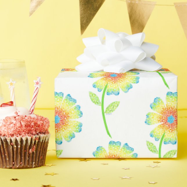Daisy Wrapping Paper (Birthday Party)