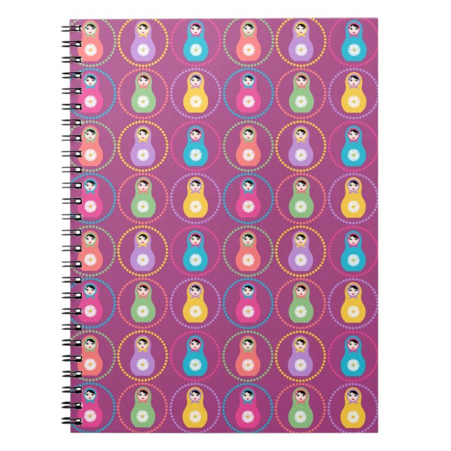 Daisyflower Matryoshka Notebook (Front)