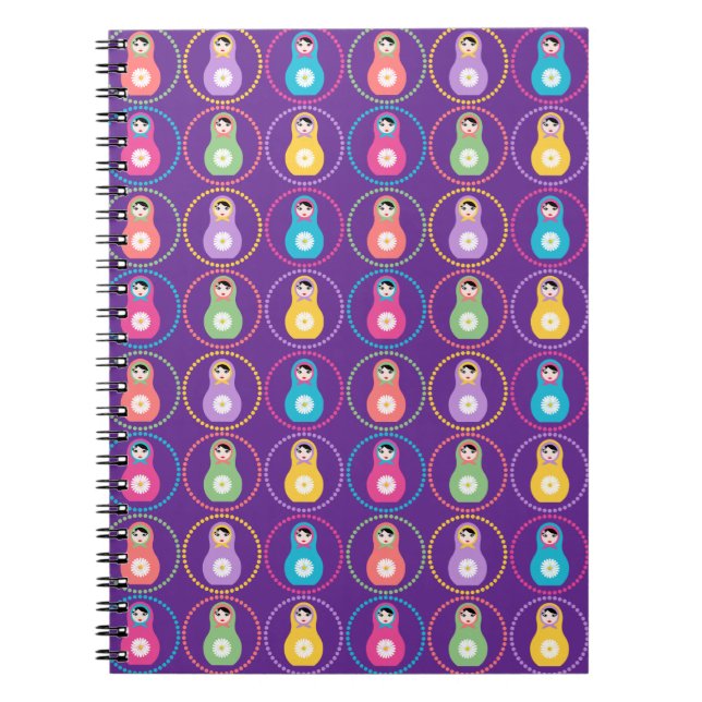 Daisyflower Matryoshka Notebook (Front)