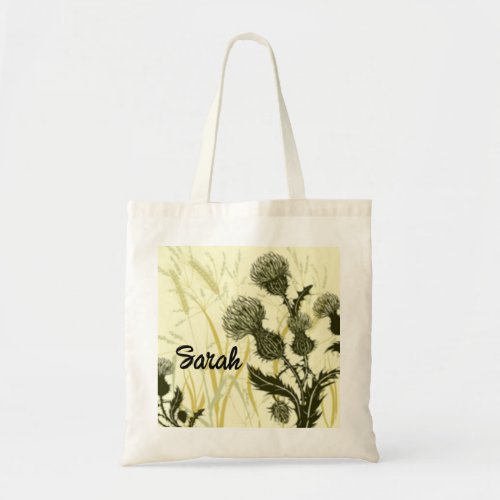 Daisys Sister Thistle Tote Bag