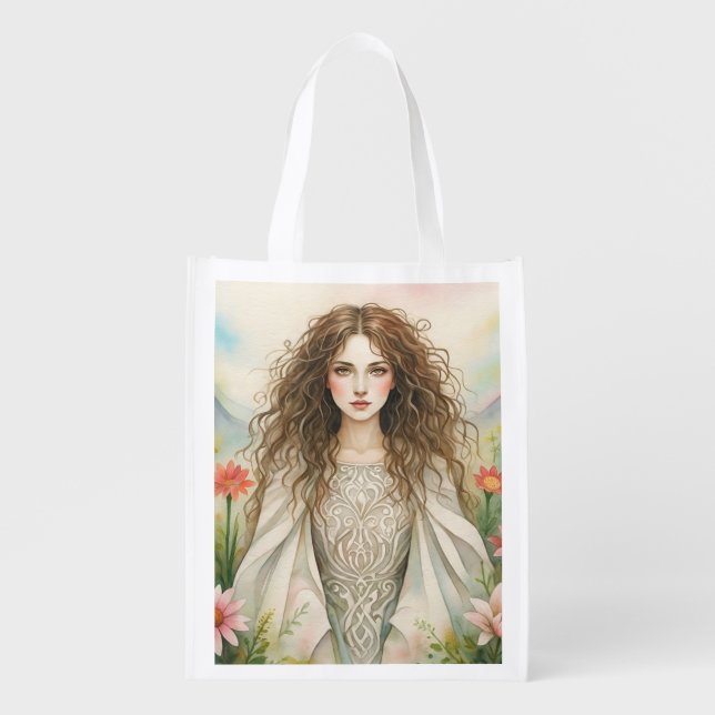 DaisyWitch  Grocery Bag (Front)