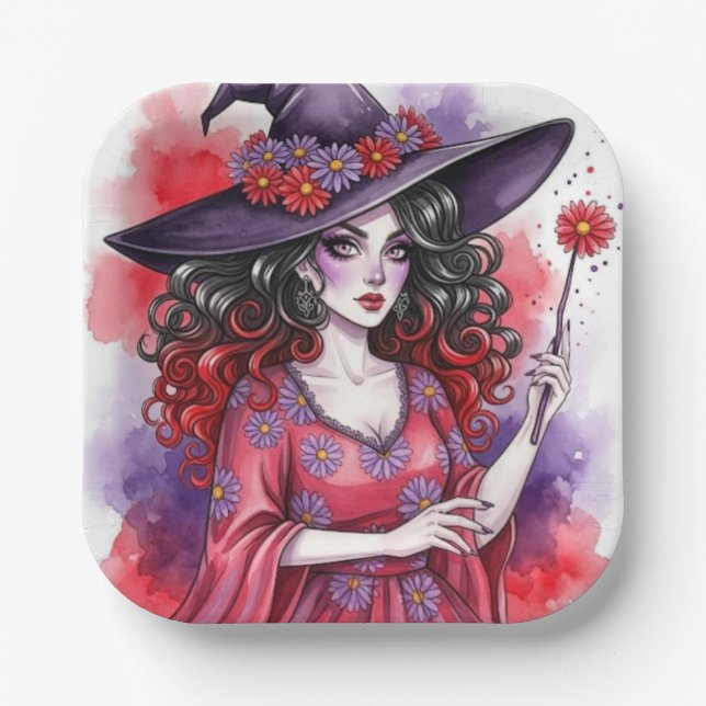 DaisyWitch Paper Plates (Front)