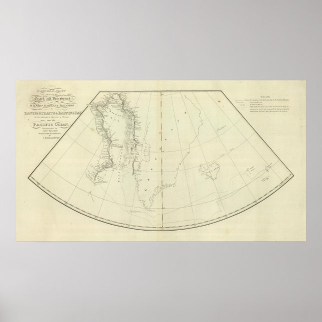 Daivs Straits and Baffin Islands Bay Poster (Front)