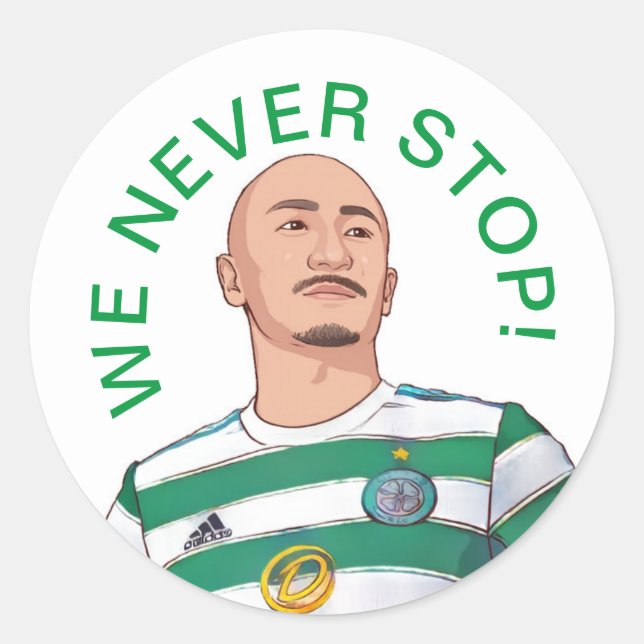 Daizen Maeda We Never Stop Sticker (Front)