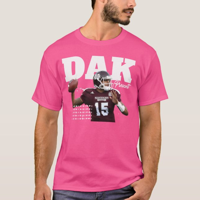 Dak Prescott No.15 Fan Jersey T-Shirt (Front)