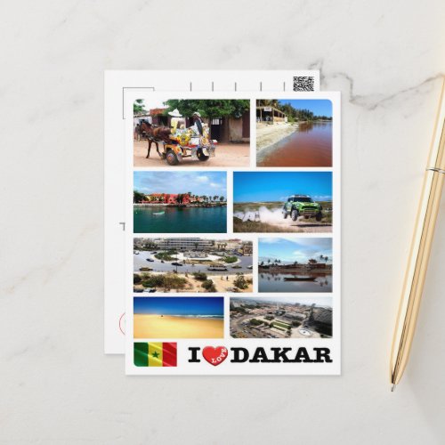 Dakar I Love _ Senegal _ Postcard