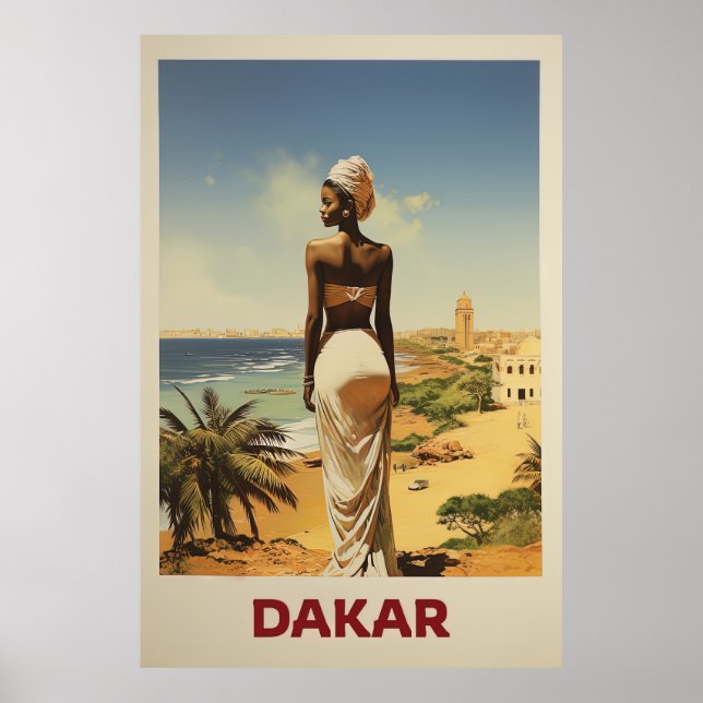 Dakar, Senegal, Travel  Poster (Front)