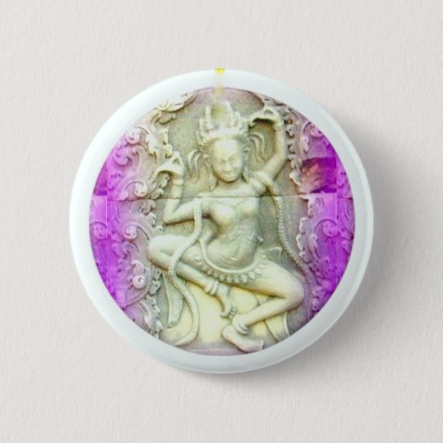dakini dancing pinback button (Front)