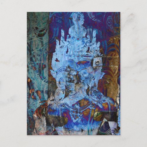 Dakini Emanation Blue Dreamer Postcard