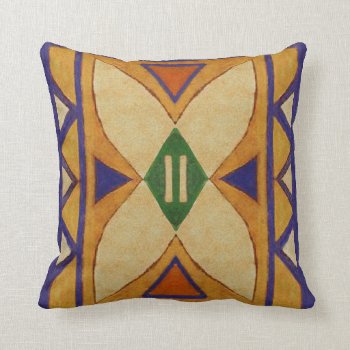 Dakokota 1860's Parfleche Style Pillow by Medicinehorse7 at Zazzle