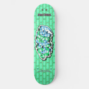 Dakota 02 ~ Custom Graffiti Art Pro Skateboard Deck