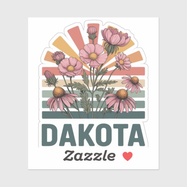Dakota Floral Sticker (Sheet)